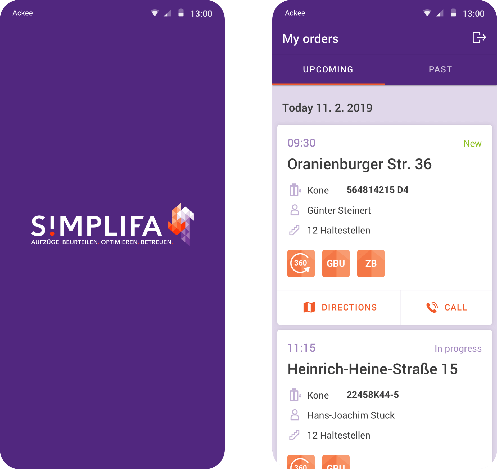 Our simplifa mobile app