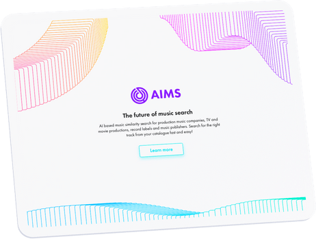 web AIMS API, UI design, 2020